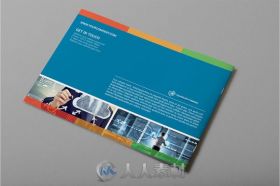 科技展示宣传册indesign排版模板Technological Brochure 43