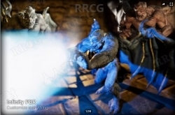 3D怪兽生物石像角色Unity游戏素材资源