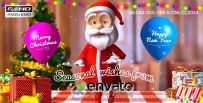圣诞老人宣传动画AE模板 VideoHive Christmas Happy Santa 9694414