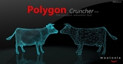 Mootools Polygon Cruncher三维模型面片优化插件V14.50版