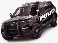福特探险者警车Explorer Police Interceptor 2020真实汽车高质量3D模型
