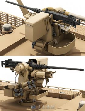 护者RWS Kongsberg 151（远程武器系统）3D模型