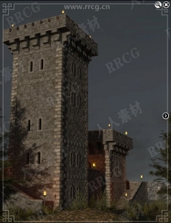 希望之塔童话古建筑场景3D模型合集