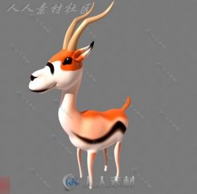 Q萌可爱小鹿 3D模型