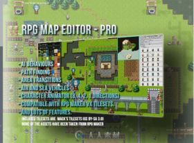 RPG地图工具包游戏工具编辑器扩充Unity素材资源