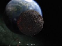 第二部星球撞地球壮观演示视频素材