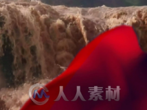 黄河长江奔腾不息壮阔绸子众人划桨开大船led背景视频素材