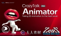 CrazyTalk动画制作工具软件V3.03.1230.1版 REALLUSION CRAZYTALK ANIMATOR 3.03.12...