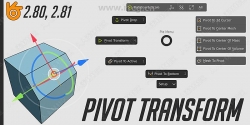 Pivot Transform数据透视转换Blender插件V1.2.5与1.3.5版