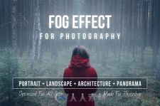 迷雾照片修饰特效PS动作Fog Effect for Photography