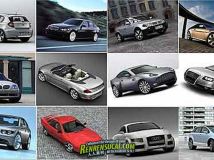 《精品豪车3D模型合辑》3D High-Poly Models Car Bundle