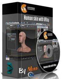 VRay真实人类皮肤渲染视频教程