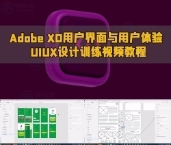 Adobe XD用户界面与用户体验UIUX设计训练视频教程