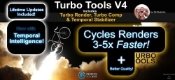 Turbo Tools渲染器稳定器合成器Blender插件V4.0.9版