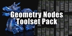 Higgsas Geometry Nodes Toolset几何节点工具包Blender插件V6版