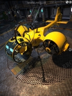 真实灵活科技幻想高级直升飞机3D模型合集