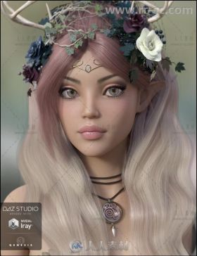 美丽迷人的女性角色3D模型合辑