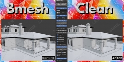 Bmesh Clean点面边缘清理Blender插件V1.01版