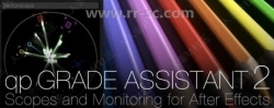 QP Grade Assistant色彩分级示波器助手AE插件预设V2.03版