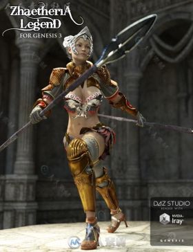 英勇无畏的传奇女战士铠甲3D模型合辑