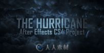 暴风骤雨片头动画AE模板 Videohive The Hurricane Titles 241332 Project for Afte...