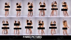 1500组360度旋转女性姿势造型高清参考图片合集