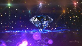 晶莹剔透的水晶钻石背景视频素材