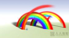 彩虹logo板式 AE片头模板&nbsp;&nbsp;Videohive - rainbow reveal - 110768