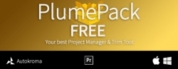 PlumePack工程源文件素材组织管理整理PR插件V1.2.3版