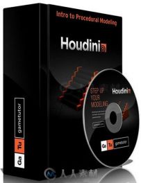 Houdini建模技术训练视频教程 Gametutor Intro to Procedural Modeling