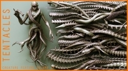 40组怪物章鱼异形生物触手Zbursh IMM笔刷和3D模型合集 附使用教程