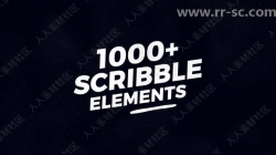 1000组简洁实用MG图形元素动画AE模板