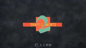 时尚创意图形元素动画AE模板  Videohive Shape Elements 2