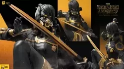 女武士剑客角色雕塑3D打印模型