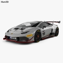 兰博基尼Lamborghini Huracan LP 620-2 Super Trofeo 2017款超跑汽车3D模型