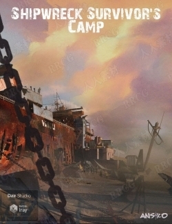 沉船幸存者营地场景3D模型合集