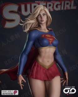 女超人象唯美造型DC动漫角色雕刻手办3D打印模型