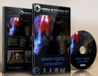 C4D骨骼动画高级技术训练视频教程 Cinema 4D Tutorial.Net Skeleton Rigging Compo...