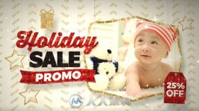 假日时尚促销幻灯片产品宣传AE模板  Videohive Holiday Sale Promo 18467098