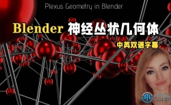 【中文字幕】Blender神经丛状几何体创意制作视频教程