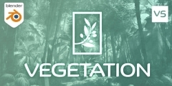 Tree Vegetation Pro树木和植物模型动画库Blender插件V5版