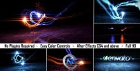 超炫粒子光线Logo演绎动画AE模板