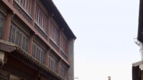 扬州古老街道实拍视频素材