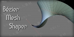 Bezier Mesh Shaper曲线网格变形建模Blender插件V0.9.59版