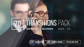 多用途镜面效果公司视频宣传片转场过渡动画AE模板 Videohive Transitions 20420492