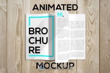 杂志手册动画PSD模板Animated-MagazineBrochure-Mockup