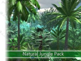 天然丛林植物Unity3D资源素材
