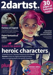 2DArtist概念艺术设计杂志2013年8月刊总第92期