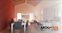 Archipack建筑archviz流程Blender插件V2.3.1版