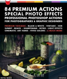 84种专业图像调色PS动作84 Premium Actions